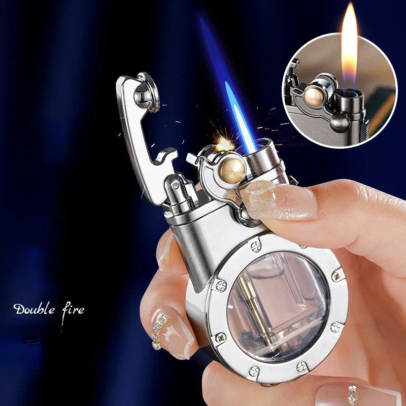 Dual Flame Inferno Vindp vakker Lighter | Luvikno