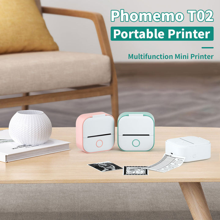 PocketPrint Mini – Bærbar termisk fotoprinter uten ekk | Luvikno