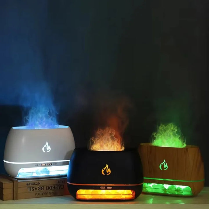 ZoutLicht Aroma Diffuser – Himalaya Saltlampe med duftspredning og fargelys | Luvikno