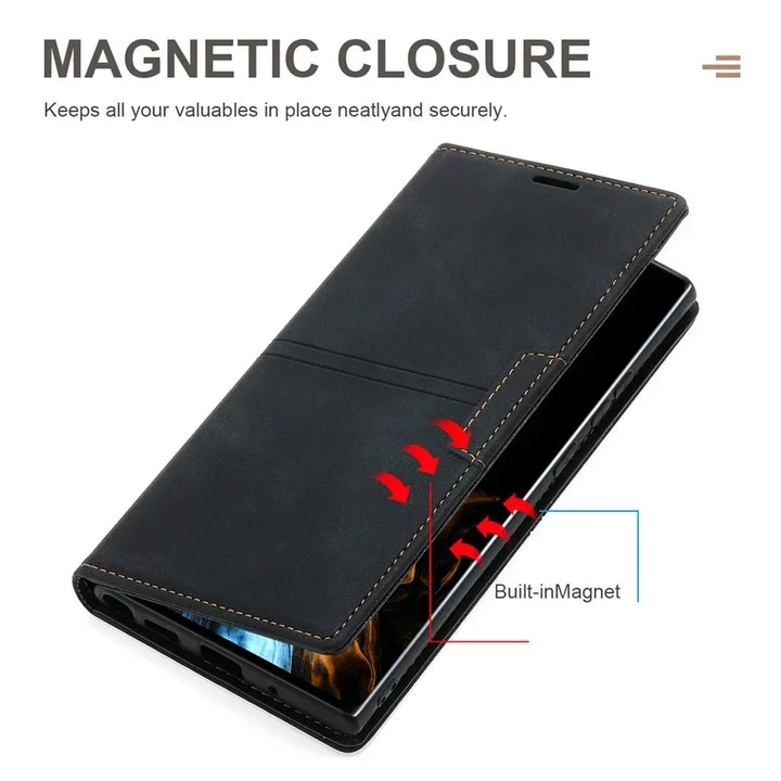 Google Pixel Wallet-deksel | Magnetisk flip-deksel med kortlommer
