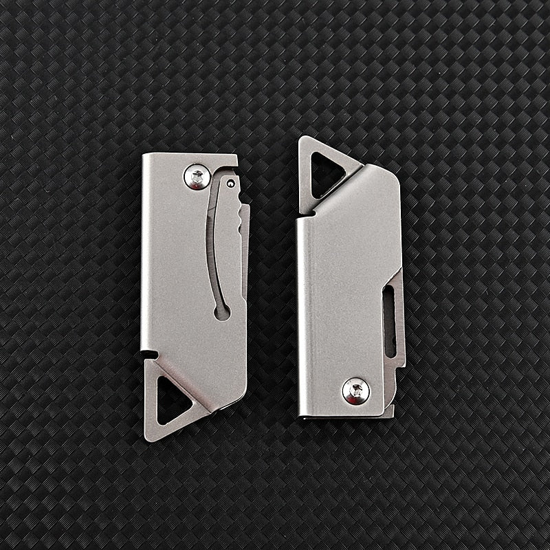 Foldbar Master Rustfritt Stål Overlevelses Mini Kniv | Luvikno