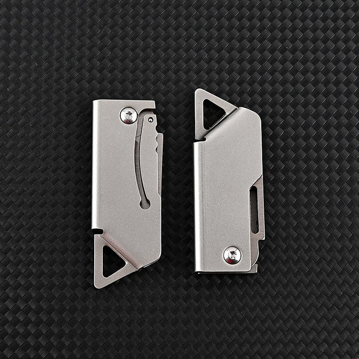Foldbar Master Rustfritt Stål Overlevelses Mini Kniv | Luvikno