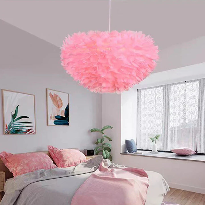 Cloud Like Realistic Feather Chandelier | Luvikno