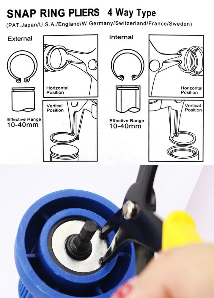 2in1 Snap Ring Pliers Verktøy | Luvikno