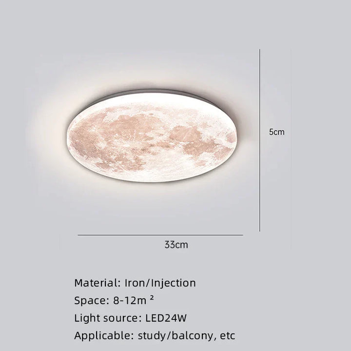Måneoverflate Kunstnerisk Moderne Taklampe | Luvikno