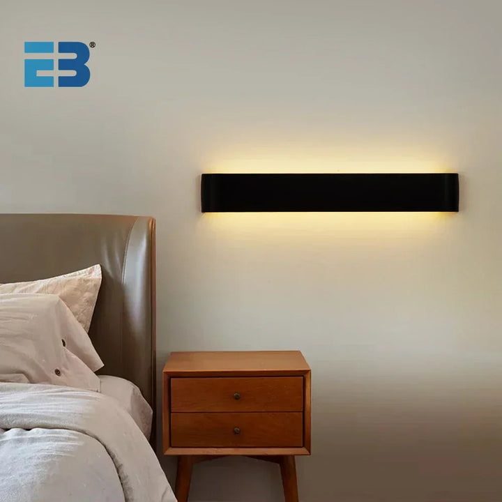 Luvikno | Moderne LED Vegglampe - Allsidig Belysningsløsning for Soverom, Kjøkken og Stue