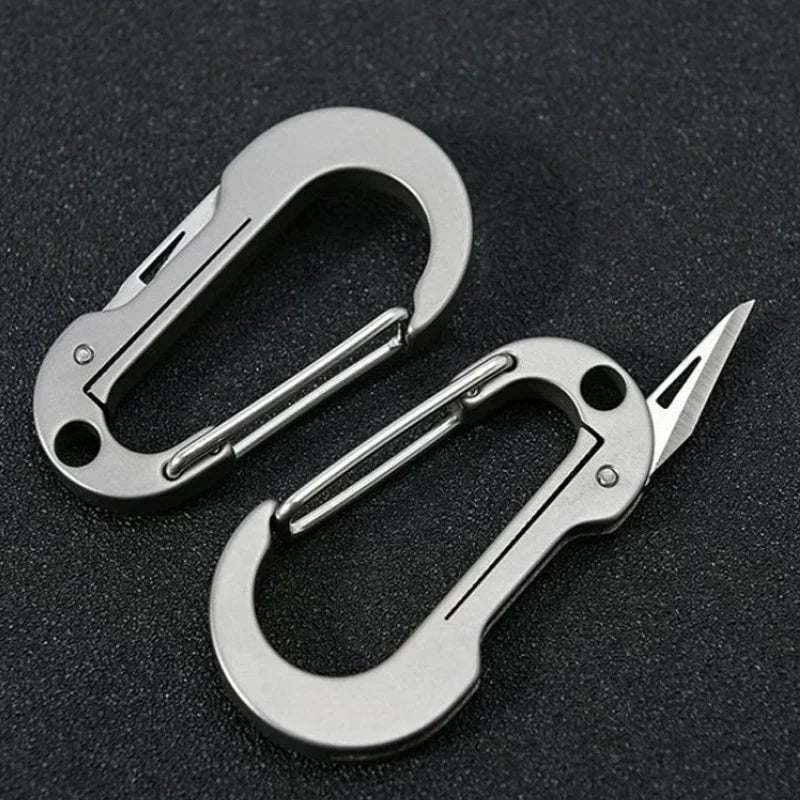 Titanium Alloy EDC Multi-Tool Nøkkelring Kniv | Luvikno
