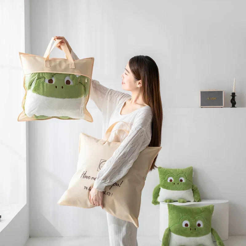 Cozy Dreams Mini Monster Quilted Pillow Luviknoanket | Luvikno