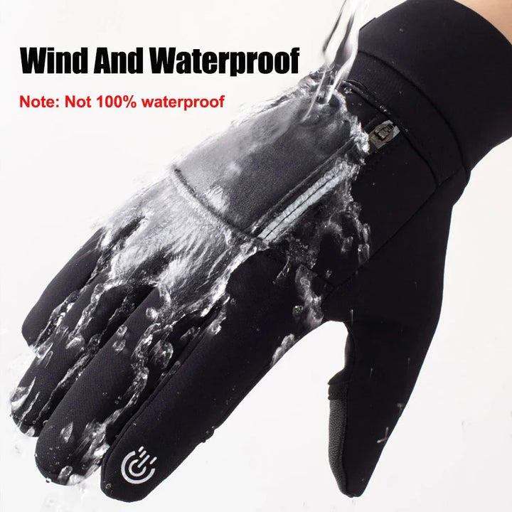 FrostGrip | Vinterhansker med foldbare fingertupper | Vanntett, Vindproof & Berøringsskjermkompatibel | M–XL Luvikno