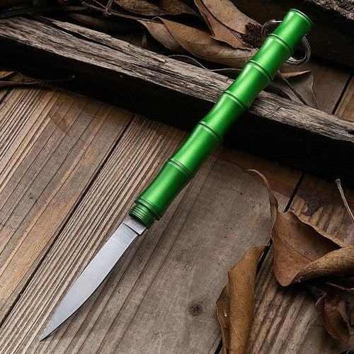 Bamboo Bærbar Selvforsvars Camping Kniv | Luvikno