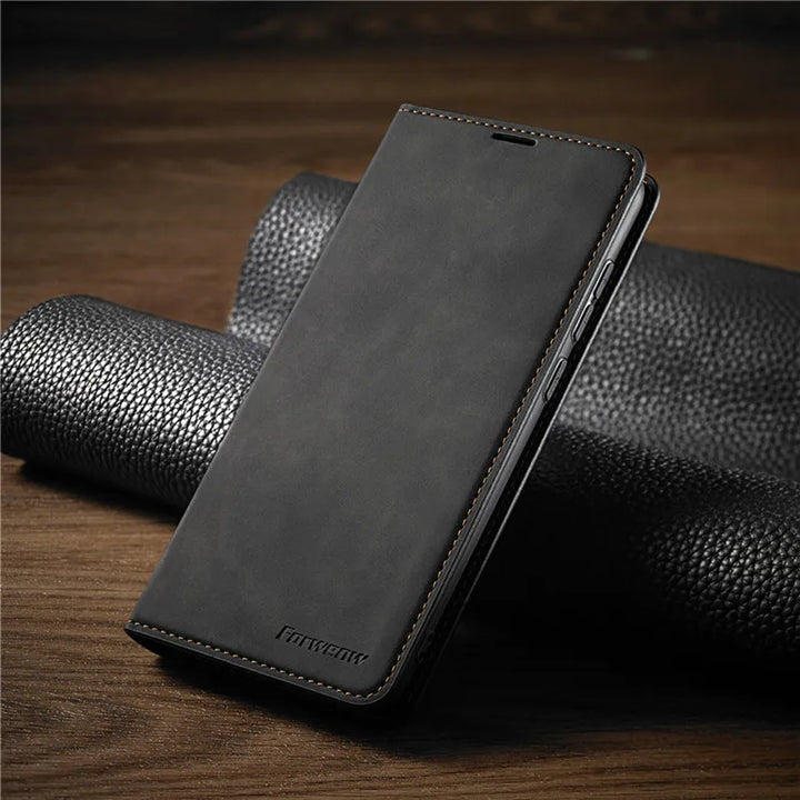 Luvikno | Magnetisk Lærsak for iPhone – Stilig Beskyttelse
