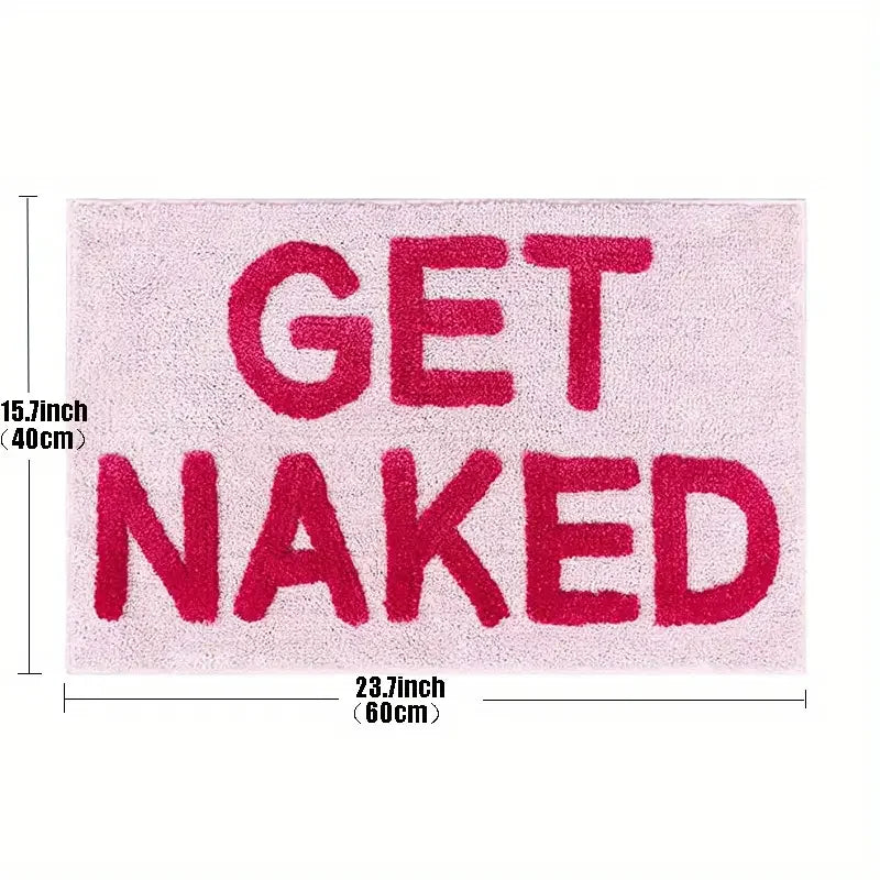 BlushNaked Tufted Design Rug – Rosa "Get Naked" Bad & Stue Teppe | Luvikno