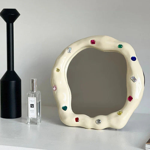 Rainbow Stone Mirror | Luvikno
