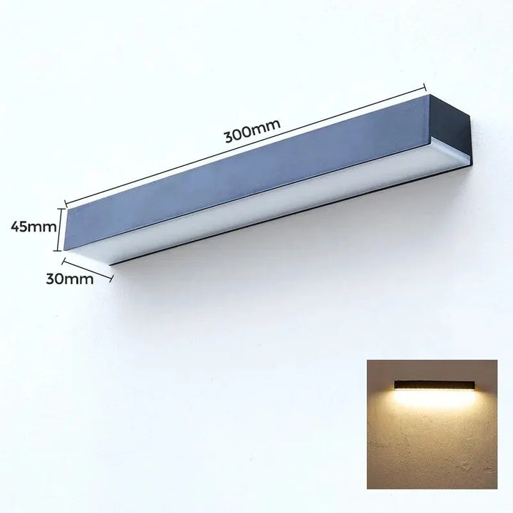 Luvikno | Solcelle Vegglampe Solavella | 16 LED-lamper | Super Lys & Vanntett | For Hage, Balkong & Husvegg | Varm & Kald Hvit
