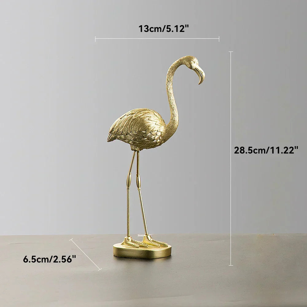 Flamora dekorativ flamingo figur – Eleganse og unik karakter for hjemmet Luvikno