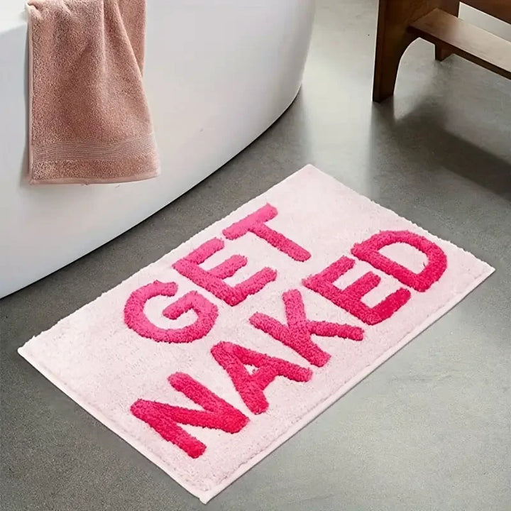 BlushNaked Tufted Design Rug – Rosa "Get Naked" Bad & Stue Teppe | Luvikno