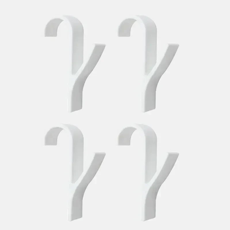 Luvikno | HeatHook Radiator Hooks Set | 4-Pack | Plassbesparende & Gjennomsiktig | For Bad & Kjøkken
