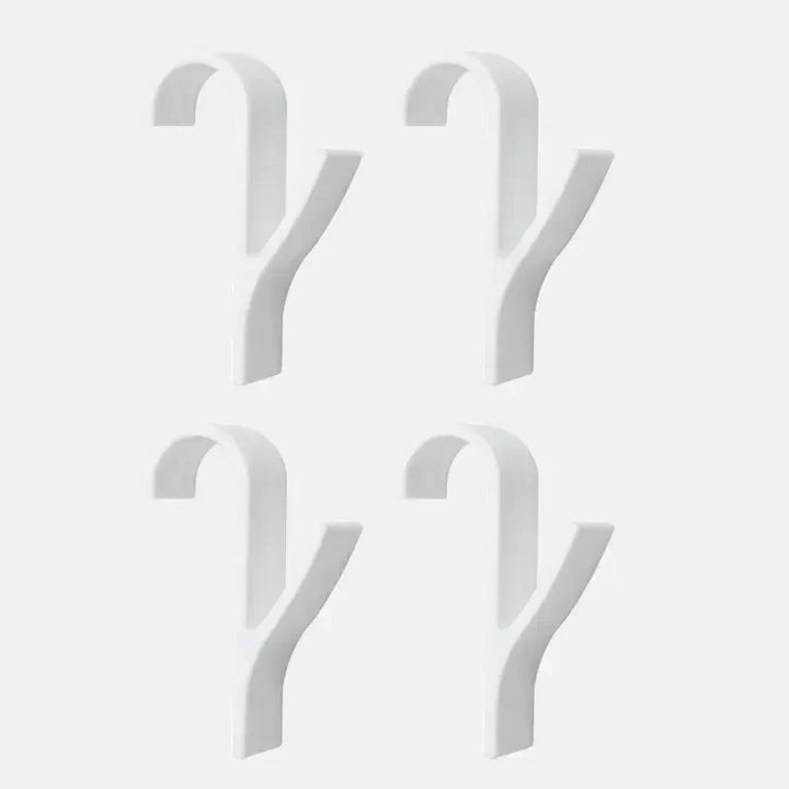 Luvikno | HeatHook Radiator Hooks Set | 4-Pack | Plassbesparende & Gjennomsiktig | For Bad & Kjøkken