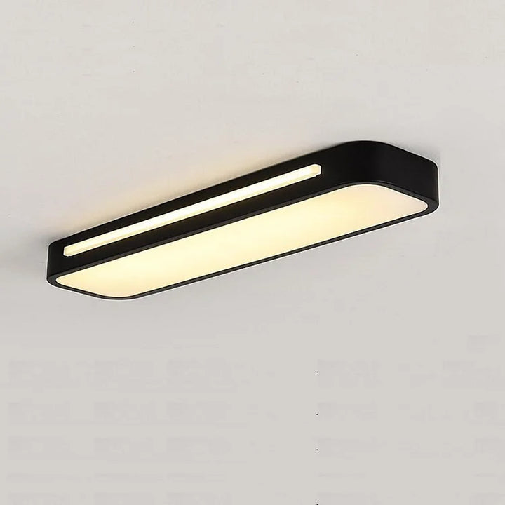 Luvikno | Minimalistisk LED Taklampe laget av Jern og Akryl