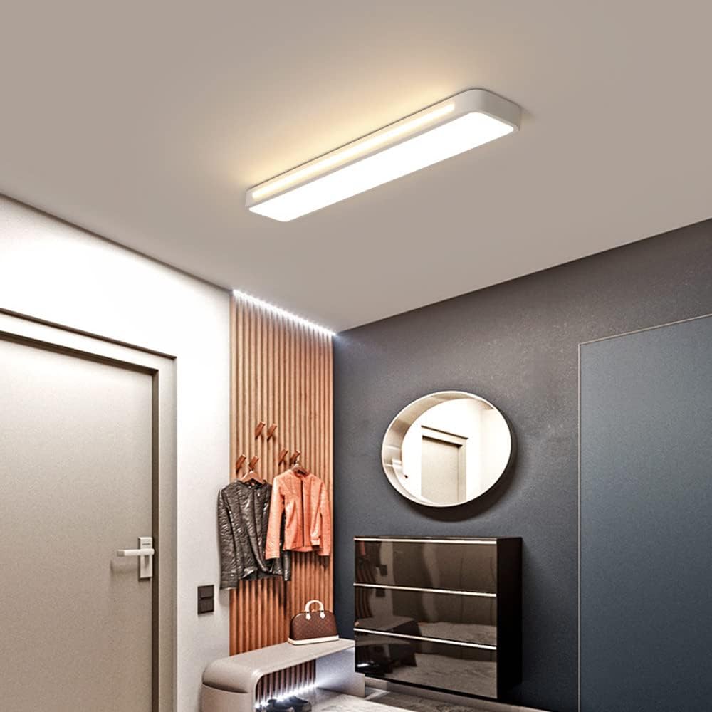 Luvikno | Minimalistisk LED Taklampe laget av Jern og Akryl