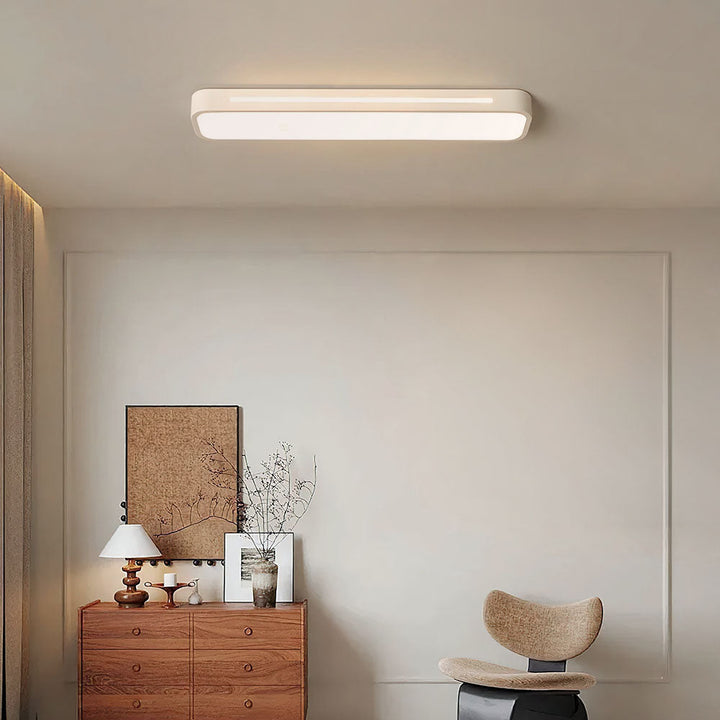Luvikno | Minimalistisk LED Taklampe laget av Jern og Akryl