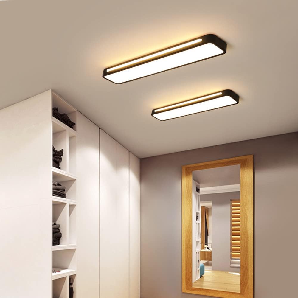 Luvikno | Minimalistisk LED Taklampe laget av Jern og Akryl