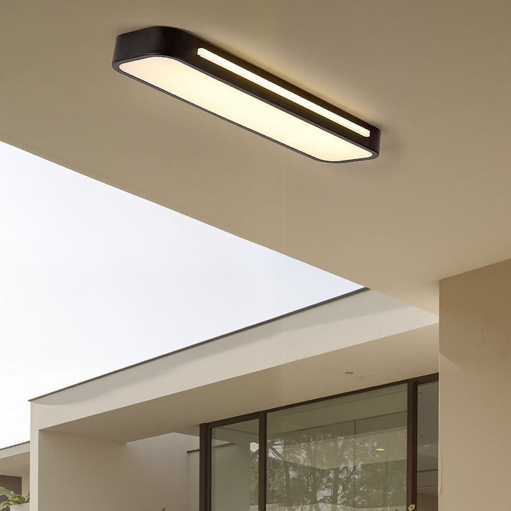 Luvikno | Minimalistisk LED Taklampe laget av Jern og Akryl