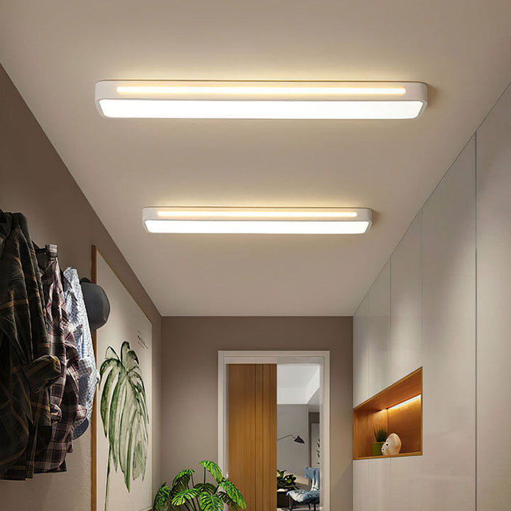 Luvikno | Minimalistisk LED Taklampe laget av Jern og Akryl