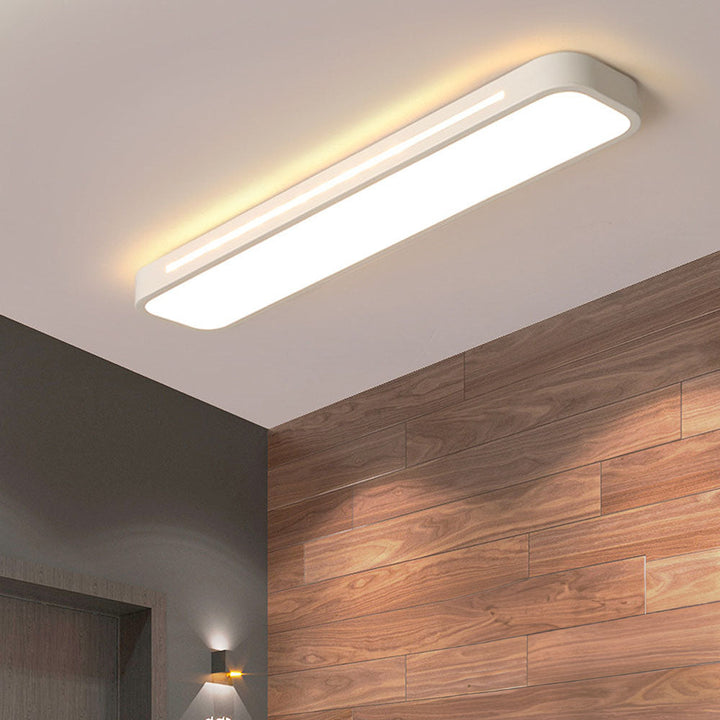 Luvikno | Minimalistisk LED Taklampe laget av Jern og Akryl