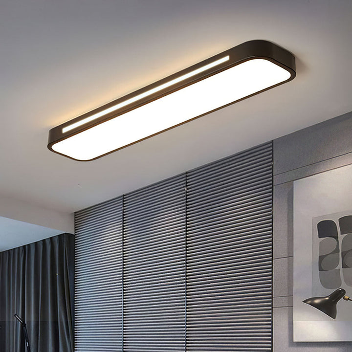Luvikno | Minimalistisk LED Taklampe laget av Jern og Akryl
