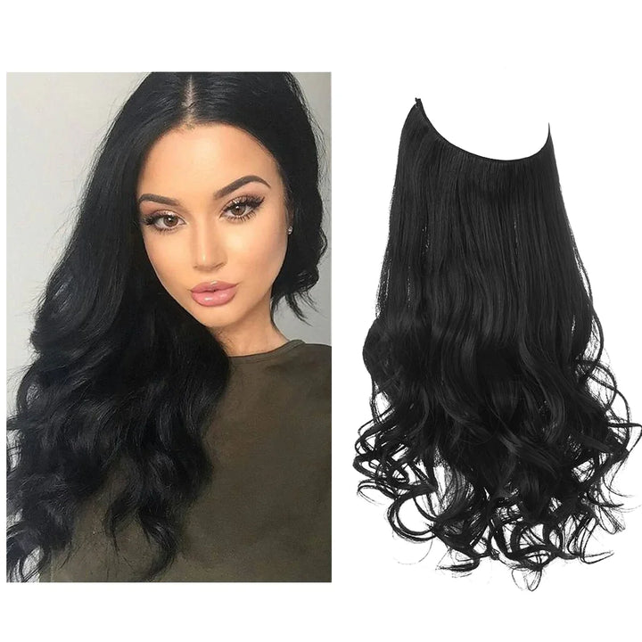 SecretHair | Echthår Extensions | Naturlig Bølge-Volum | Blond