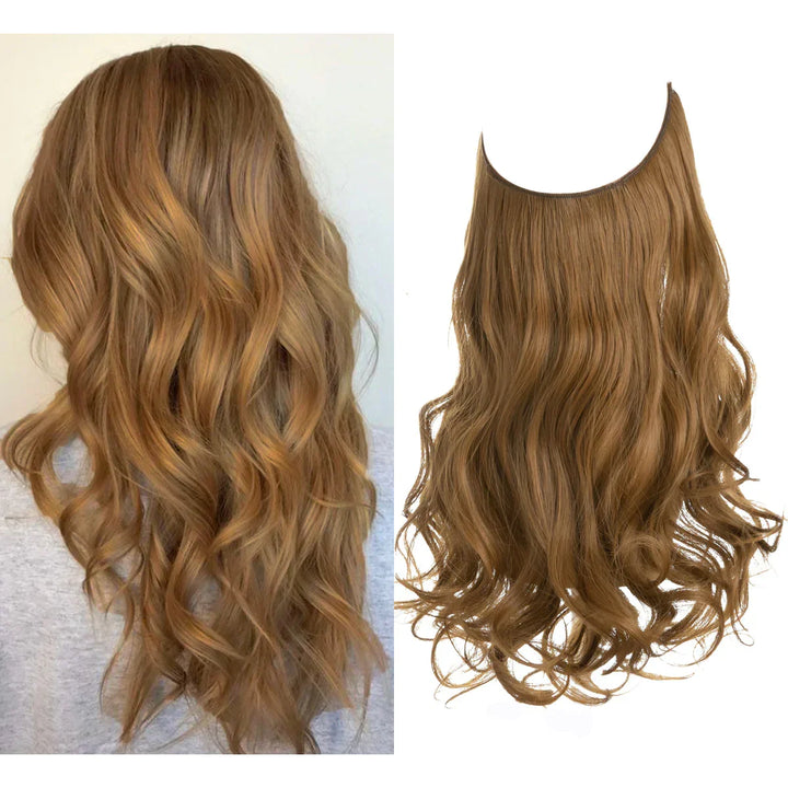 SecretHair | Echthår Extensions | Naturlig Bølge-Volum | Blond