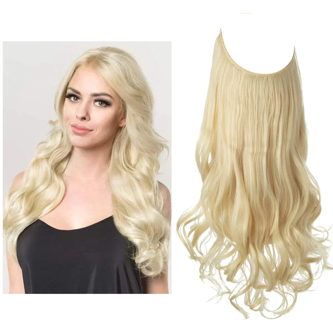 SecretHair | Echthår Extensions | Naturlig Bølge-Volum | Blond