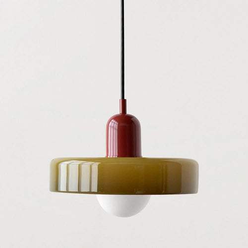 Luvikno | Bauhaus Farget Glass Pendellampe