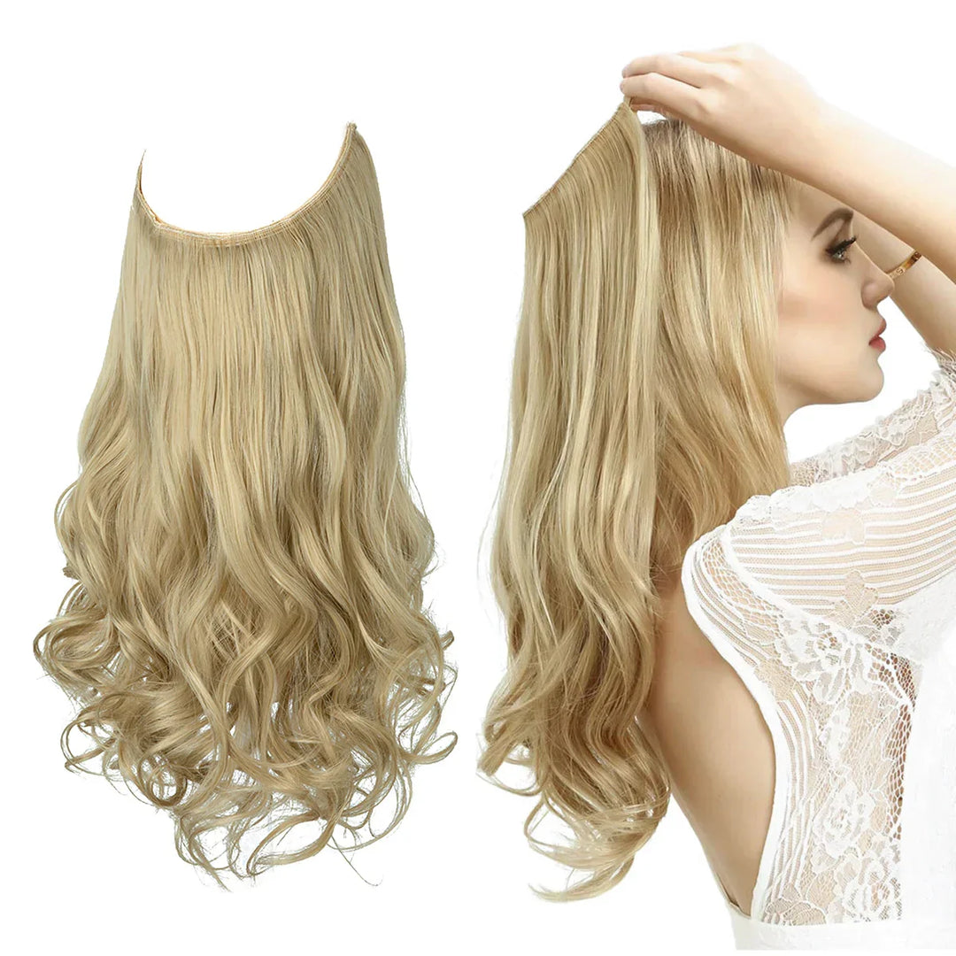 SecretHair | Echthår Extensions | Naturlig Bølge-Volum | Blond