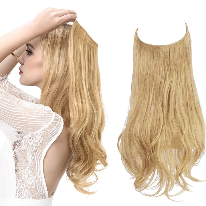 SecretHair | Echthår Extensions | Naturlig Bølge-Volum | Blond