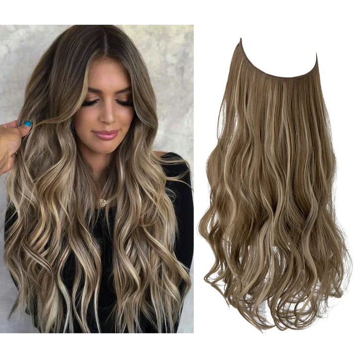 SecretHair | Echthår Extensions | Naturlig Bølge-Volum | Blond