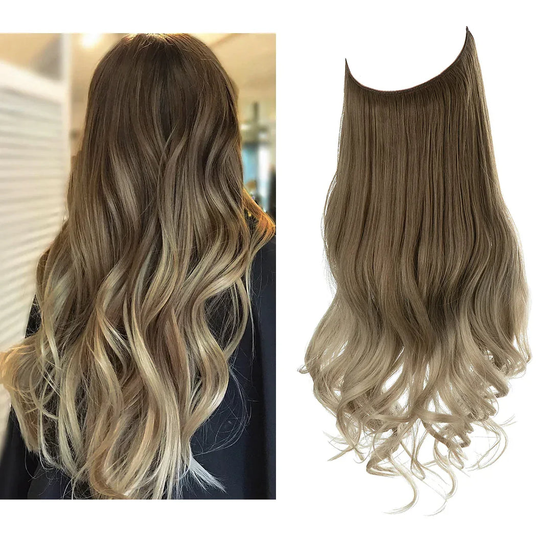 SecretHair | Echthår Extensions | Naturlig Bølge-Volum | Blond