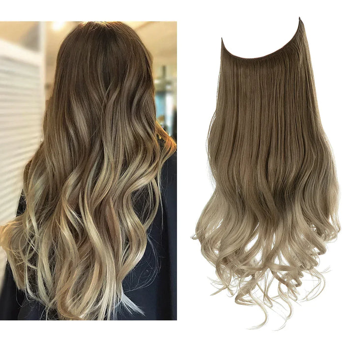 SecretHair | Echthår Extensions | Naturlig Bølge-Volum | Blond