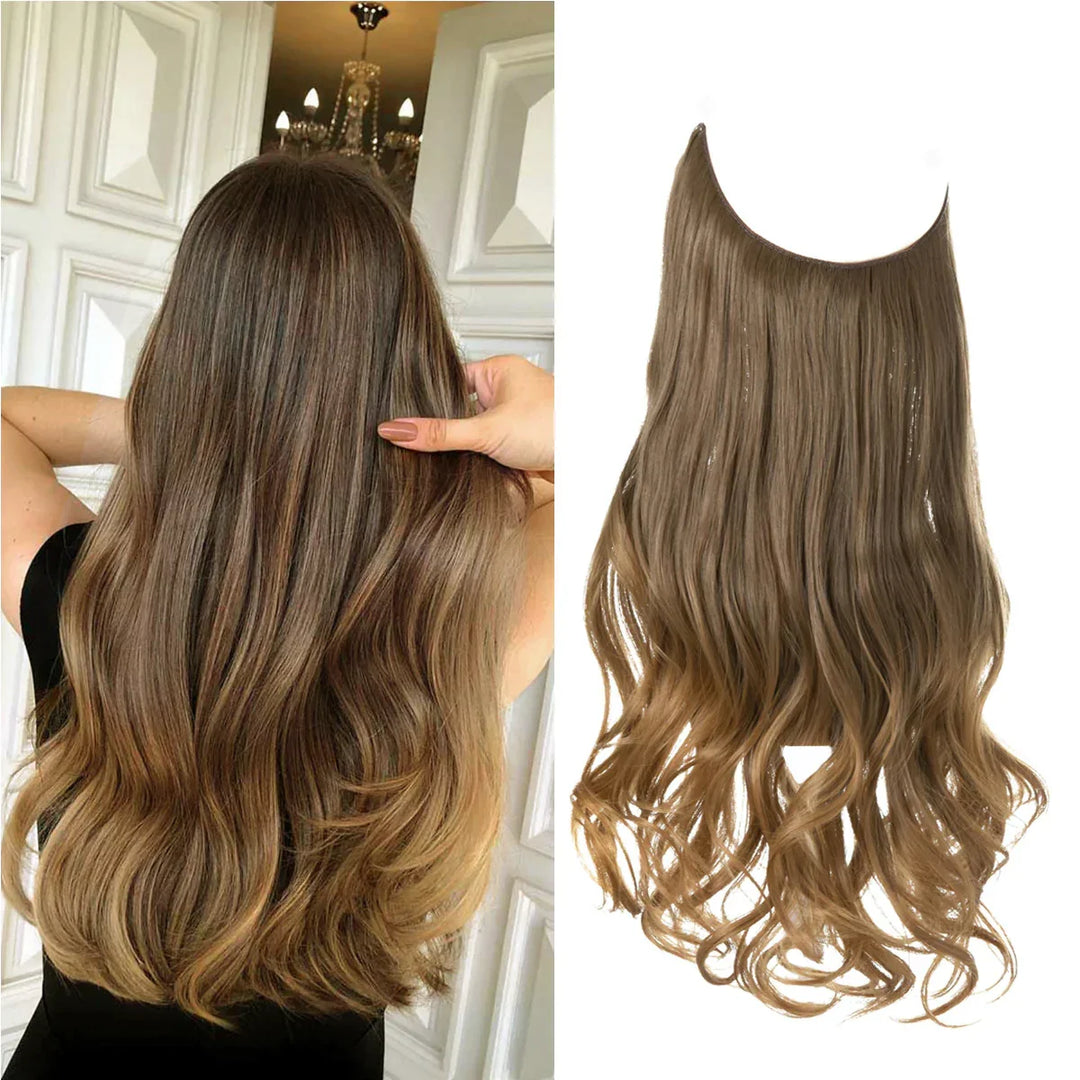SecretHair | Echthår Extensions | Naturlig Bølge-Volum | Blond