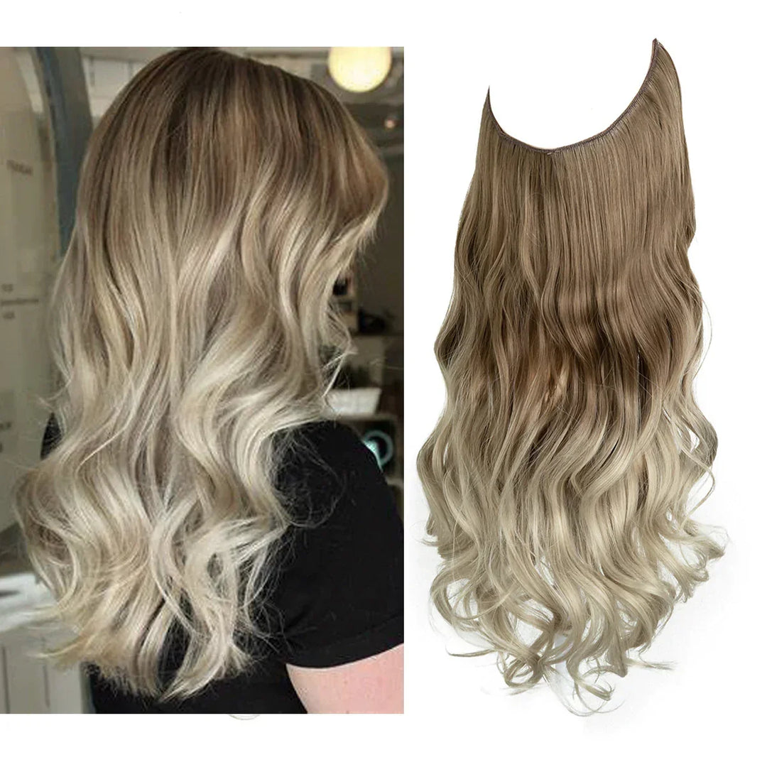 SecretHair | Echthår Extensions | Naturlig Bølge-Volum | Blond