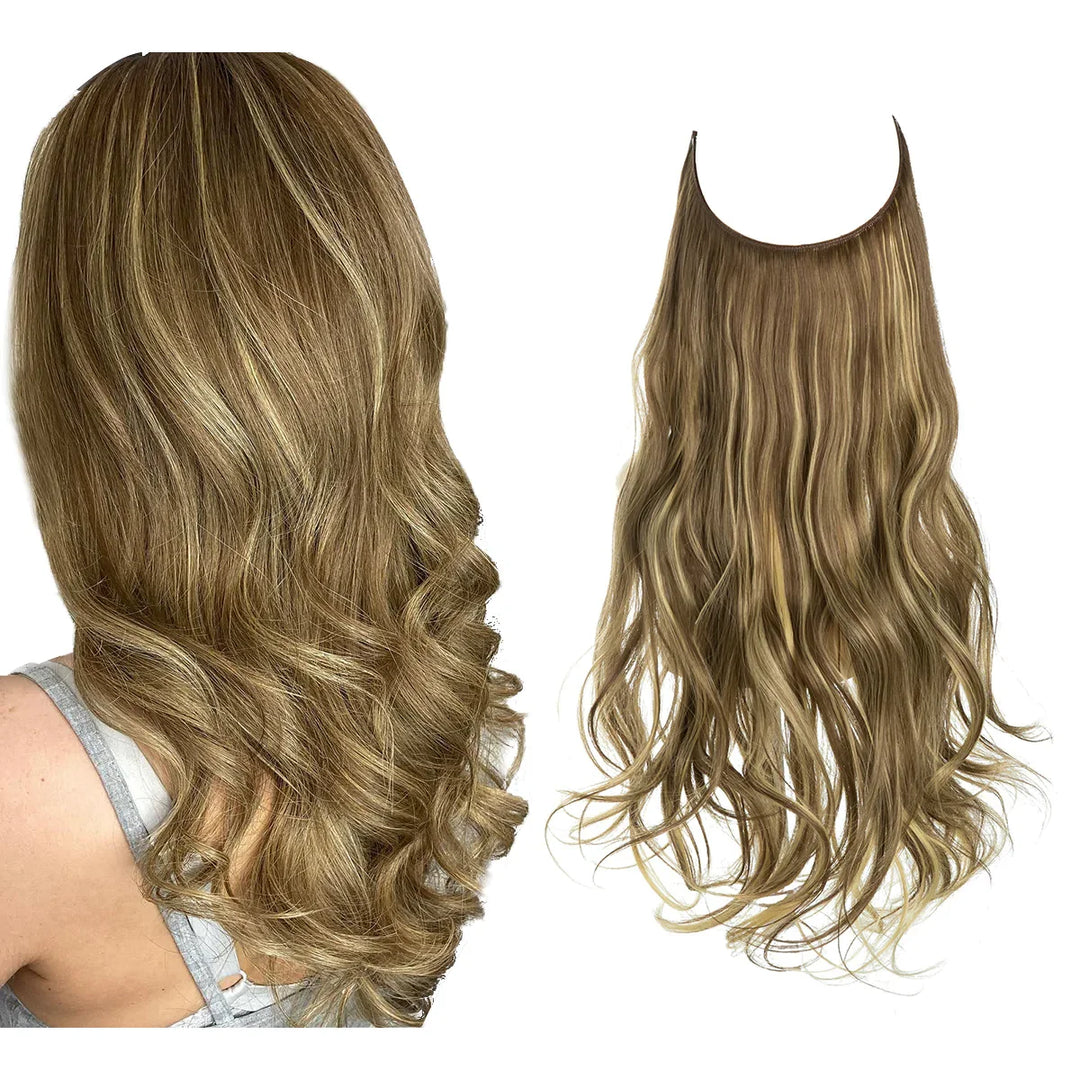 SecretHair | Echthår Extensions | Naturlig Bølge-Volum | Blond