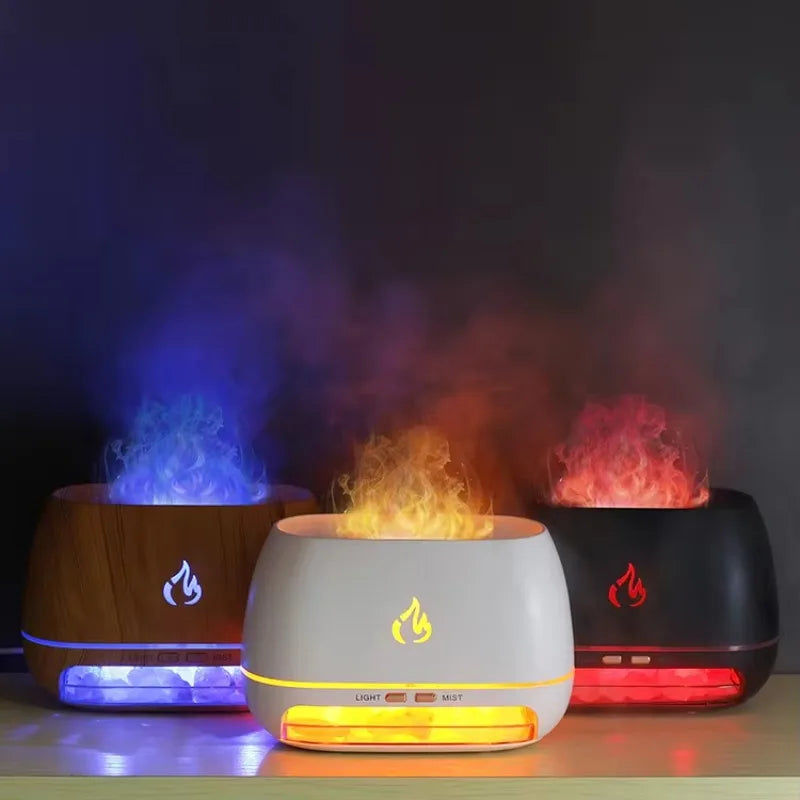 SaltSerenity - Saltlampe Diffuser med Ambient Belysning Luvikno