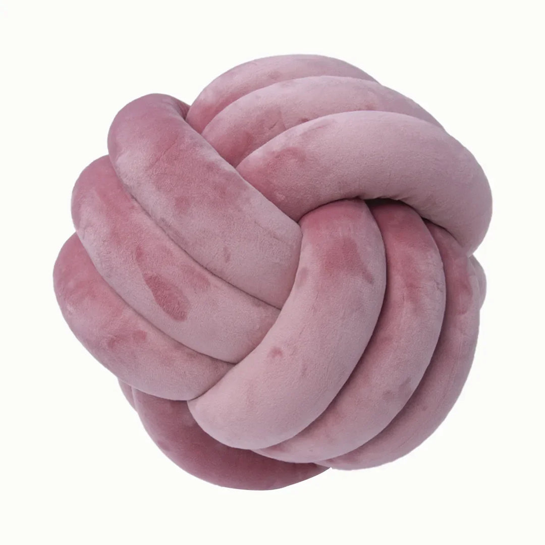 Plush Knot Cushion (Velour) | Luvikno