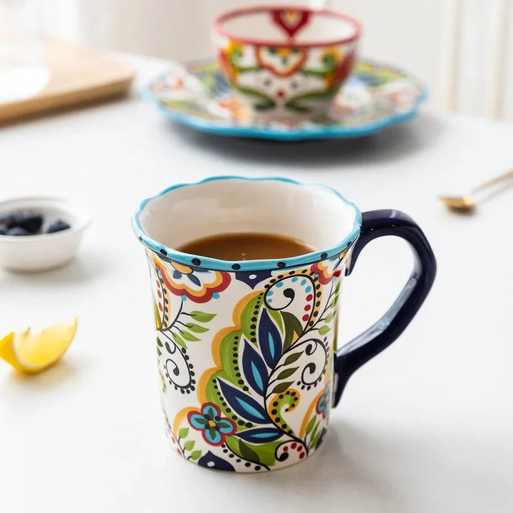 Bohemian Blossoms Kaffekopp | Luvikno