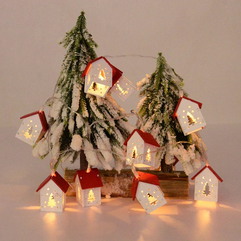 Lysende Trewe mye juldekrasjon – LED Lyskilder for Festlig Belysning | Luvikno