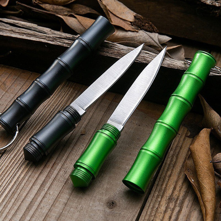 Bamboo Bærbar Selvdiffsjons Camping Kniv | Luvikno