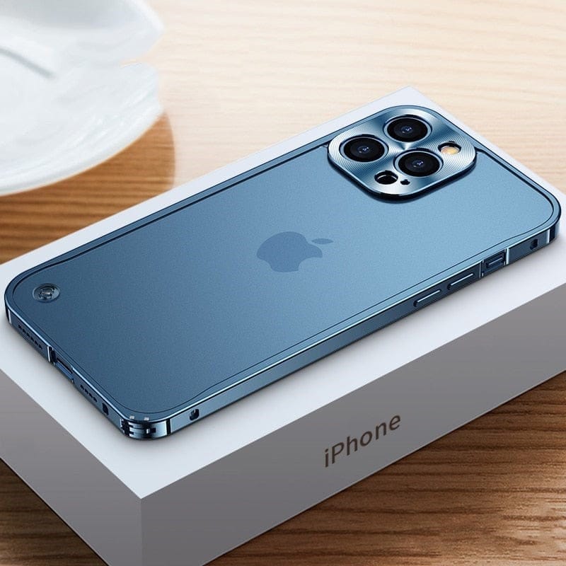 iPhone Aluminium-deksel | CNC-freset metallramme for beskyttelse | Flere farger