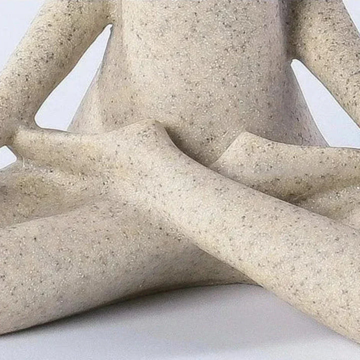Luvikno | ZenJoy Kvinnelig i Yoga Statue – Moderne Innendørs Dekorasjon Laget av Harpiks