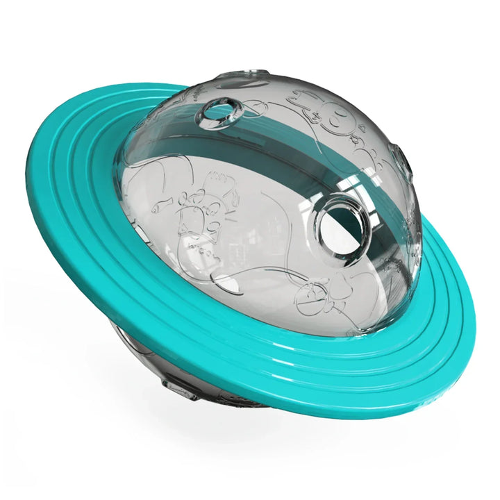 Luvikno | SmartPlay Disc Hund & Katt Leketøy | Interaktiv Fôrdeler & Intelligens Trener | Frisbee & Sakte Fôrer